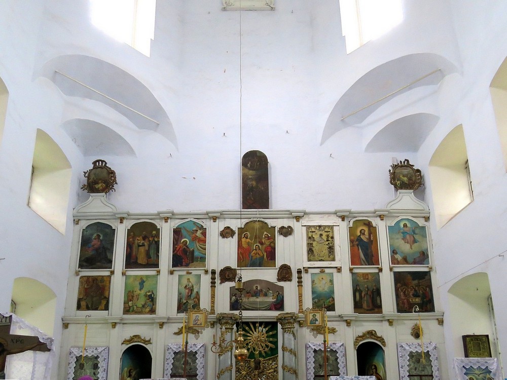Церковь Троицы Живоначальной, Миритиницы (Локнянский район, Псковская область). интерьер и убранство, Иконостас (частично разобран)