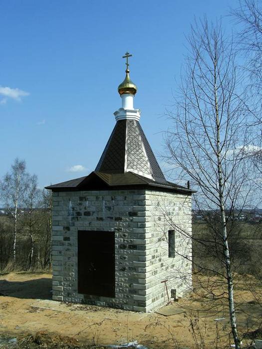 Часовня Николая Чудотворца, Николаевка (Боровский район, Калужская область). фасады, Часовня свт.Николая Чудотворца.Общий вид с запада.
