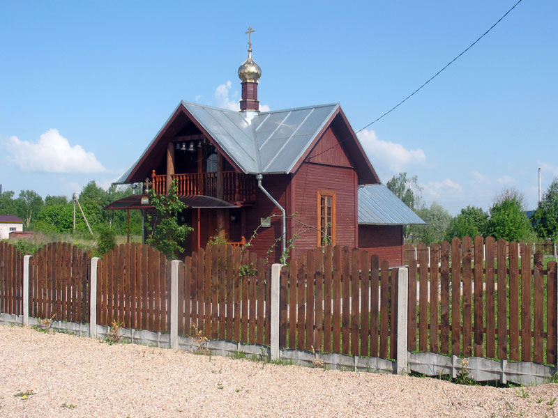 Семково. Церковь Вознесения Господня. общий вид в ландшафте