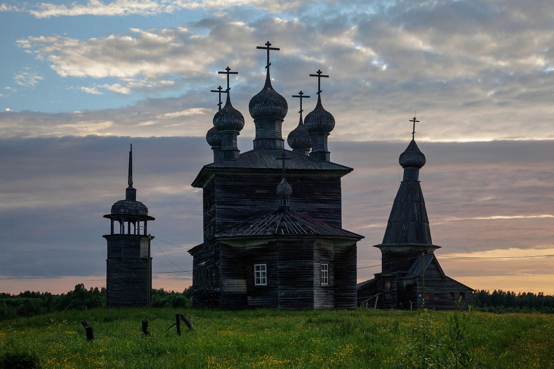 Храмовый комплекс Малошуйского погоста, Абрамовская (Малошуйка) (Онежский район, Архангельская область). фасады