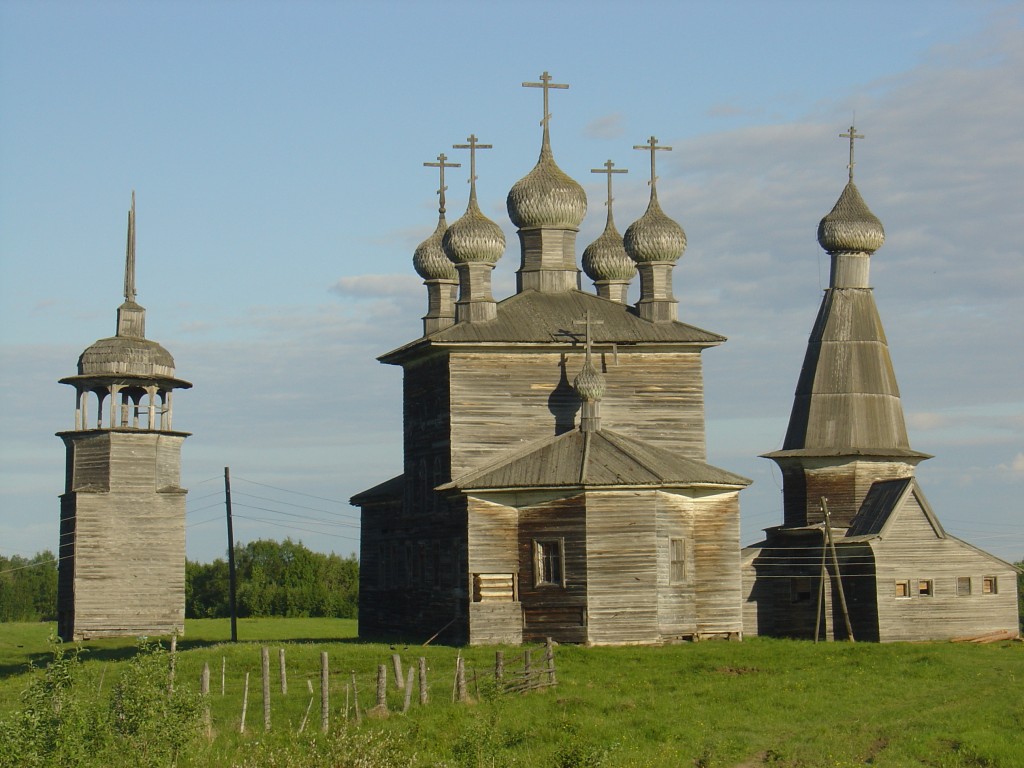 Храмовый комплекс Малошуйского погоста, Абрамовская (Малошуйка) (Онежский район, Архангельская область). фасады