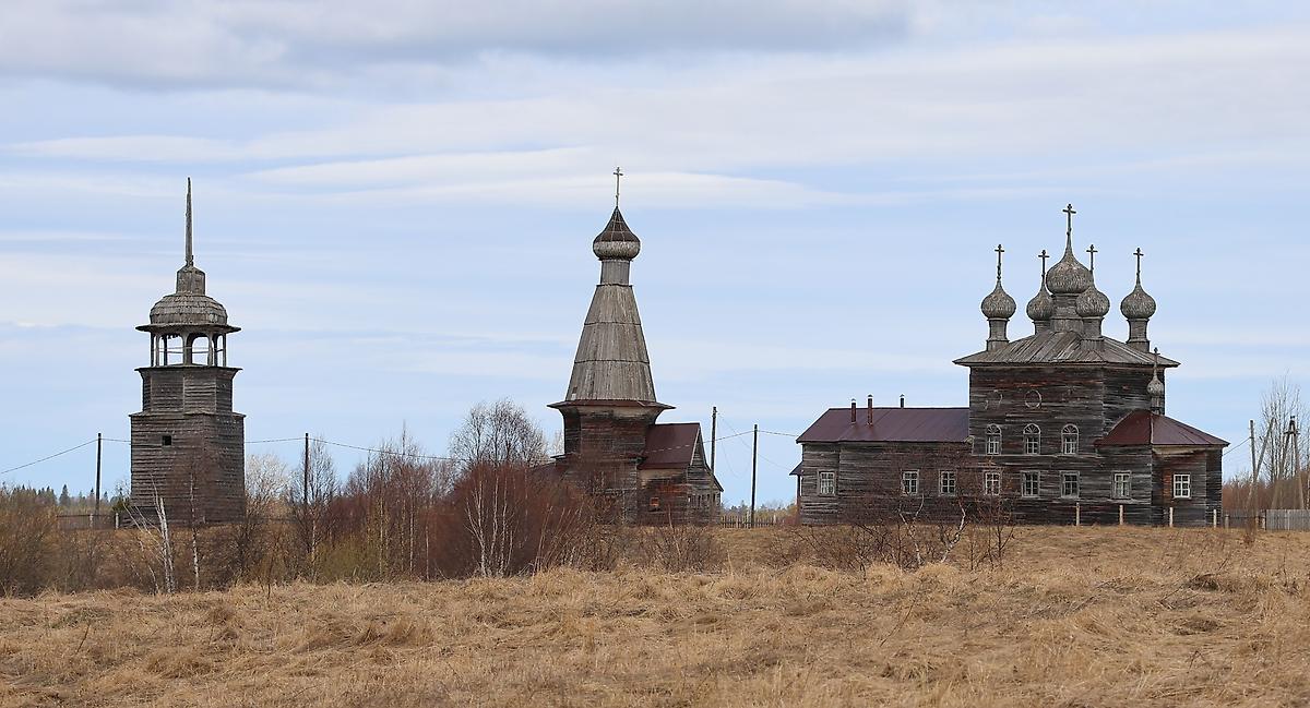 фасады. Храмовый комплекс Малошуйского погоста, Абрамовская (Малошуйка) (Онежский район, Архангельская область)