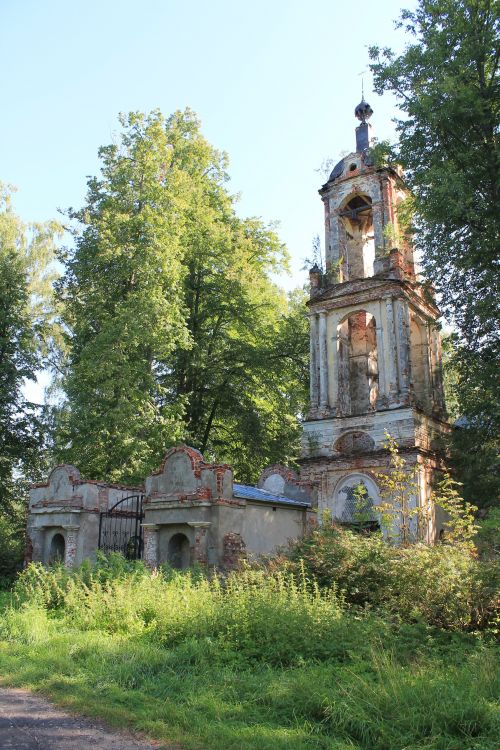 Церковь Тихвинской иконы Божией Матери, Рудина Слободка, урочище (Мышкинский район, Ярославская область). фасады
