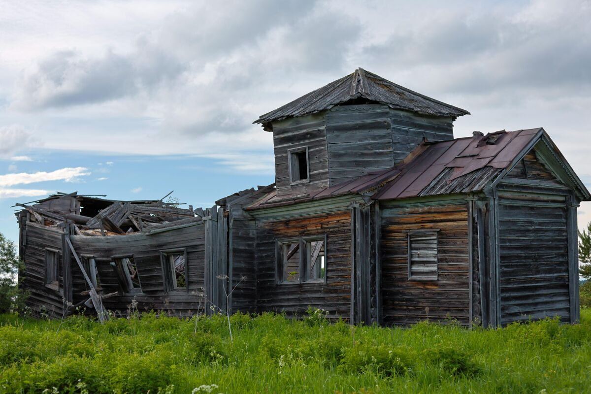 Церковь Успения Пресвятой Богородицы, Корельское (Онежский район, Архангельская область). фасады