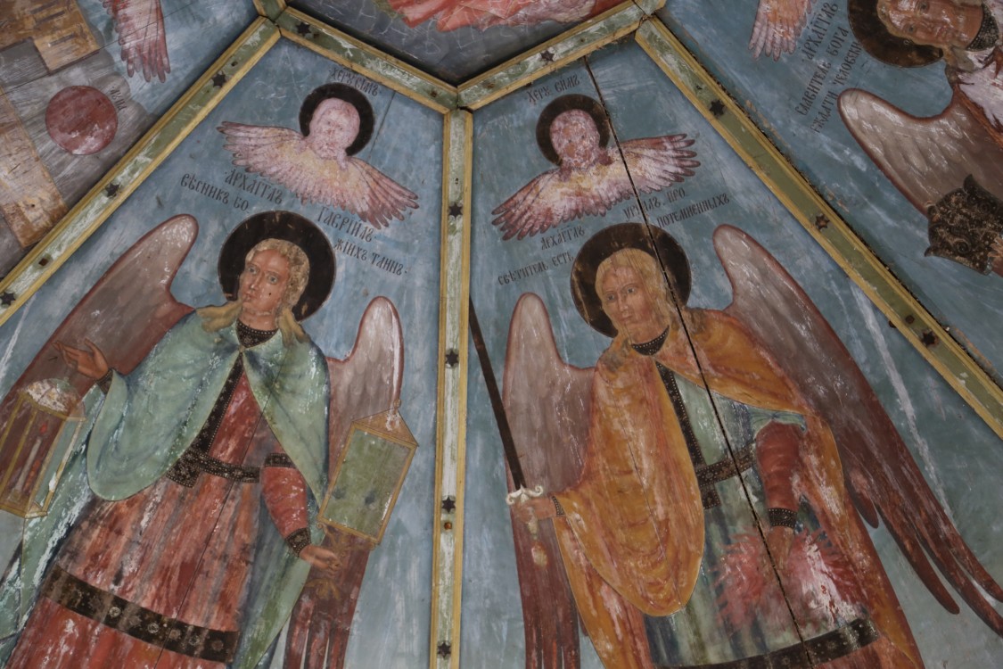 Церковь Владимирской иконы Божией Матери, Медведевская (Жеребцова Гора, Подпорожье) (Онежский район, Архангельская область). интерьер и убранство