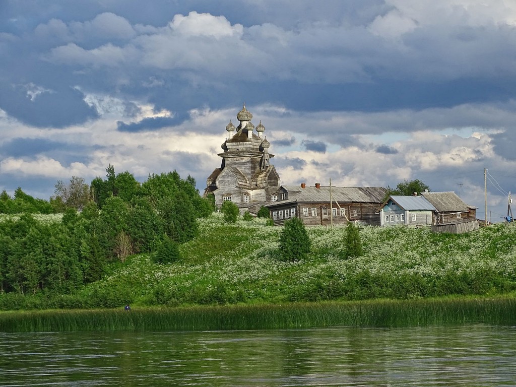 Церковь Владимирской иконы Божией Матери, Медведевская (Жеребцова Гора, Подпорожье) (Онежский район, Архангельская область). фасады