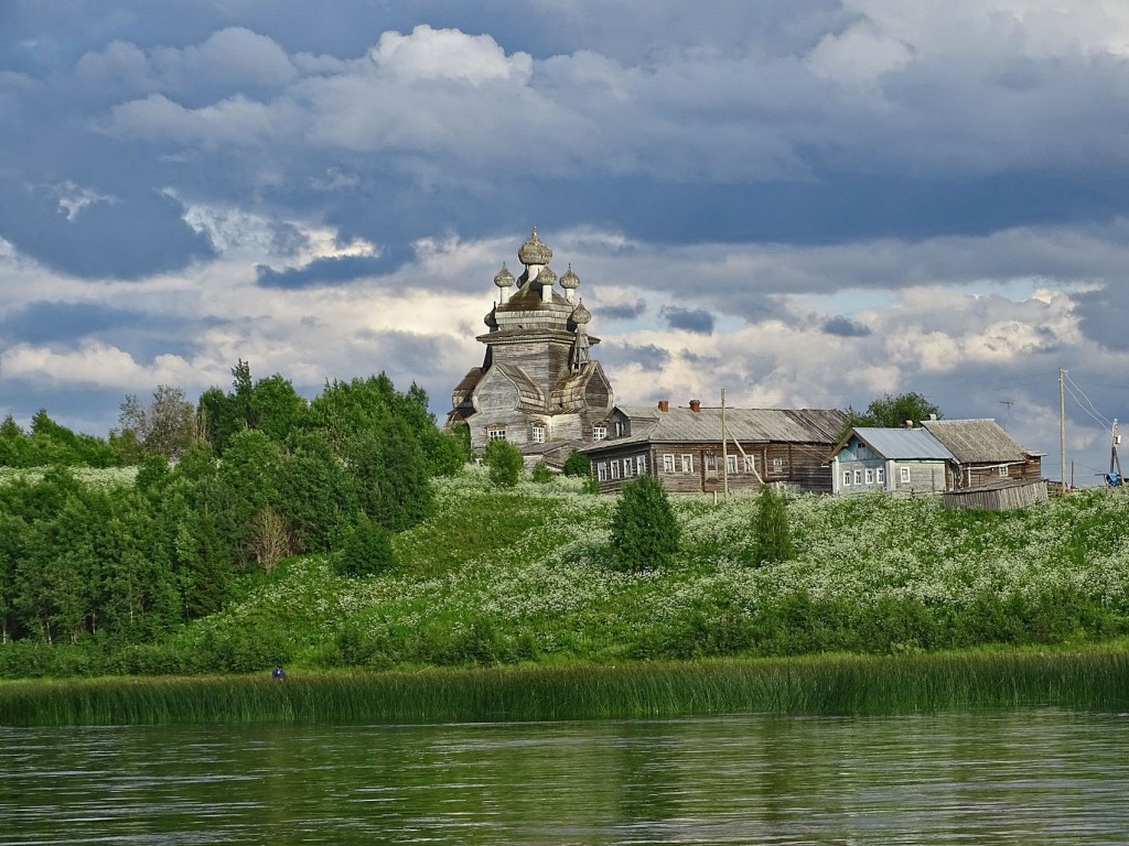 Медведевская (Жеребцова Гора, Подпорожье). Церковь Владимирской иконы Божией Матери. фасады