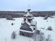 Медведевская (Жеребцова Гора, Подпорожье). Владимирской иконы Божией Матери, церковь