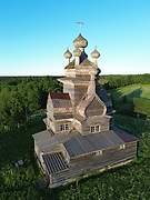 Церковь Владимирской иконы Божией Матери - Медведевская (Жеребцова Гора, Подпорожье) - Онежский район - Архангельская область