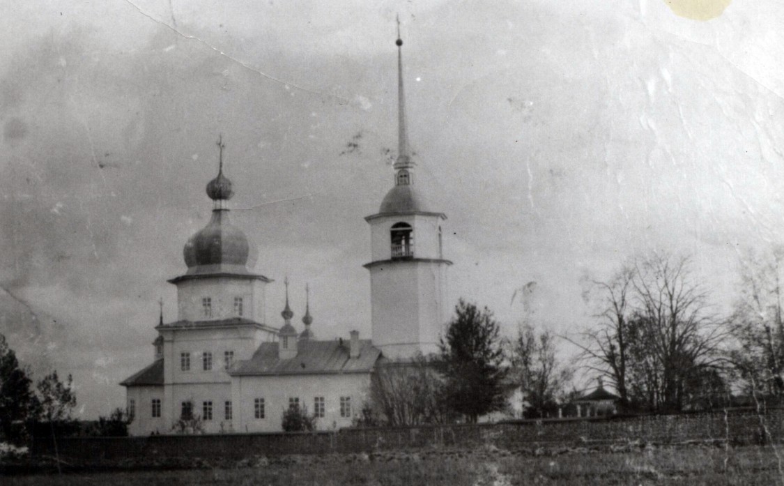 Церковь Успения Пресвятой Богородицы, Вельск (Вельский район, Архангельская область). архивная фотография, Фото 1912г. 
