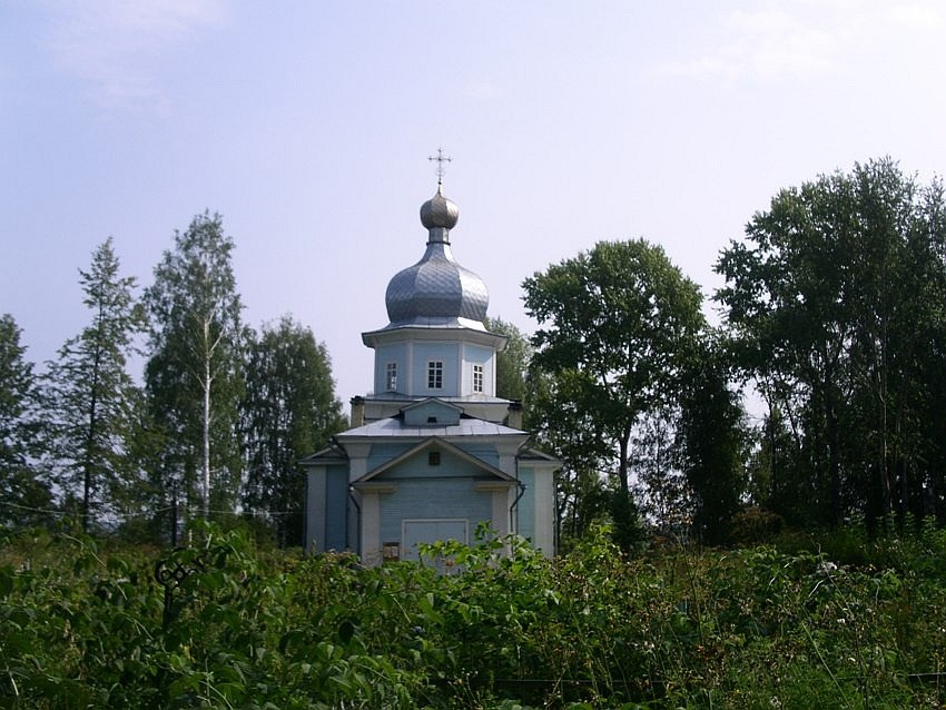 Церковь Успения Пресвятой Богородицы, Вельск (Вельский район, Архангельская область). общий вид в ландшафте, вид с запада