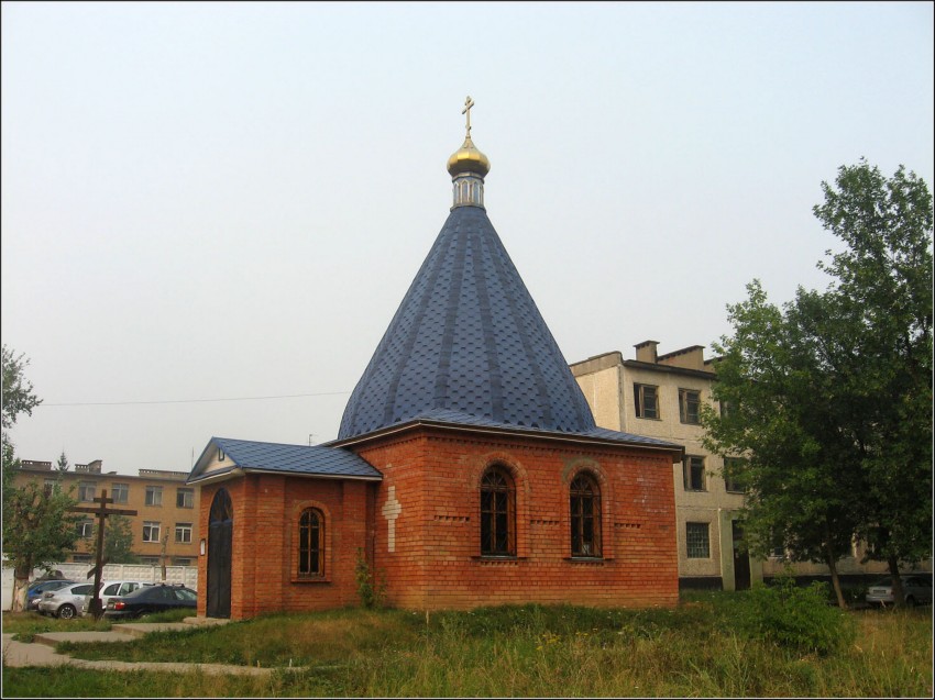 Церковь Георгия Победоносца в Красных Сосенках, Тейково (Тейковский район, Ивановская область). общий вид в ландшафте