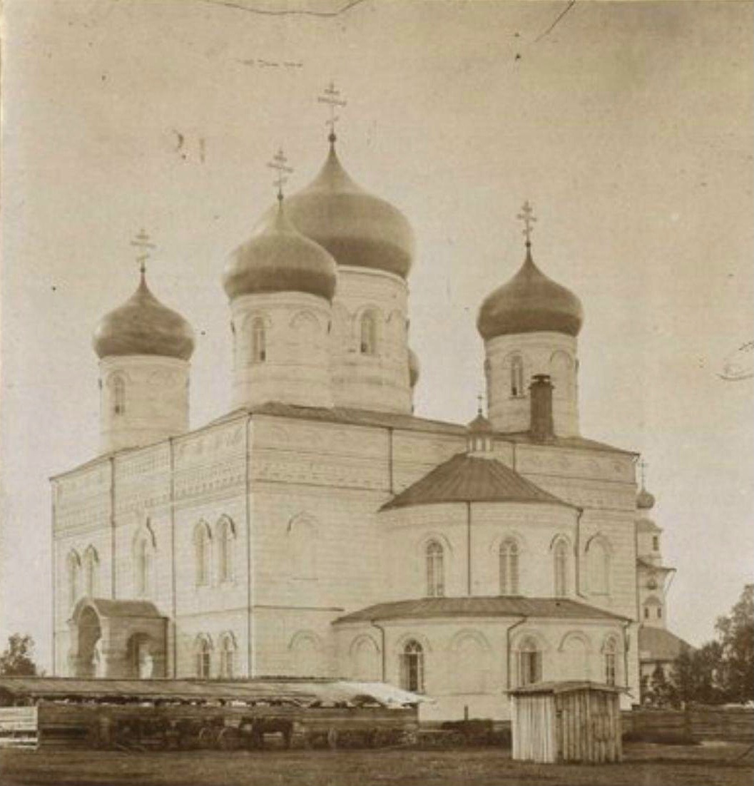 архивная фотография. Собор Преображения Господня, Вельск (Вельский район, Архангельская область)