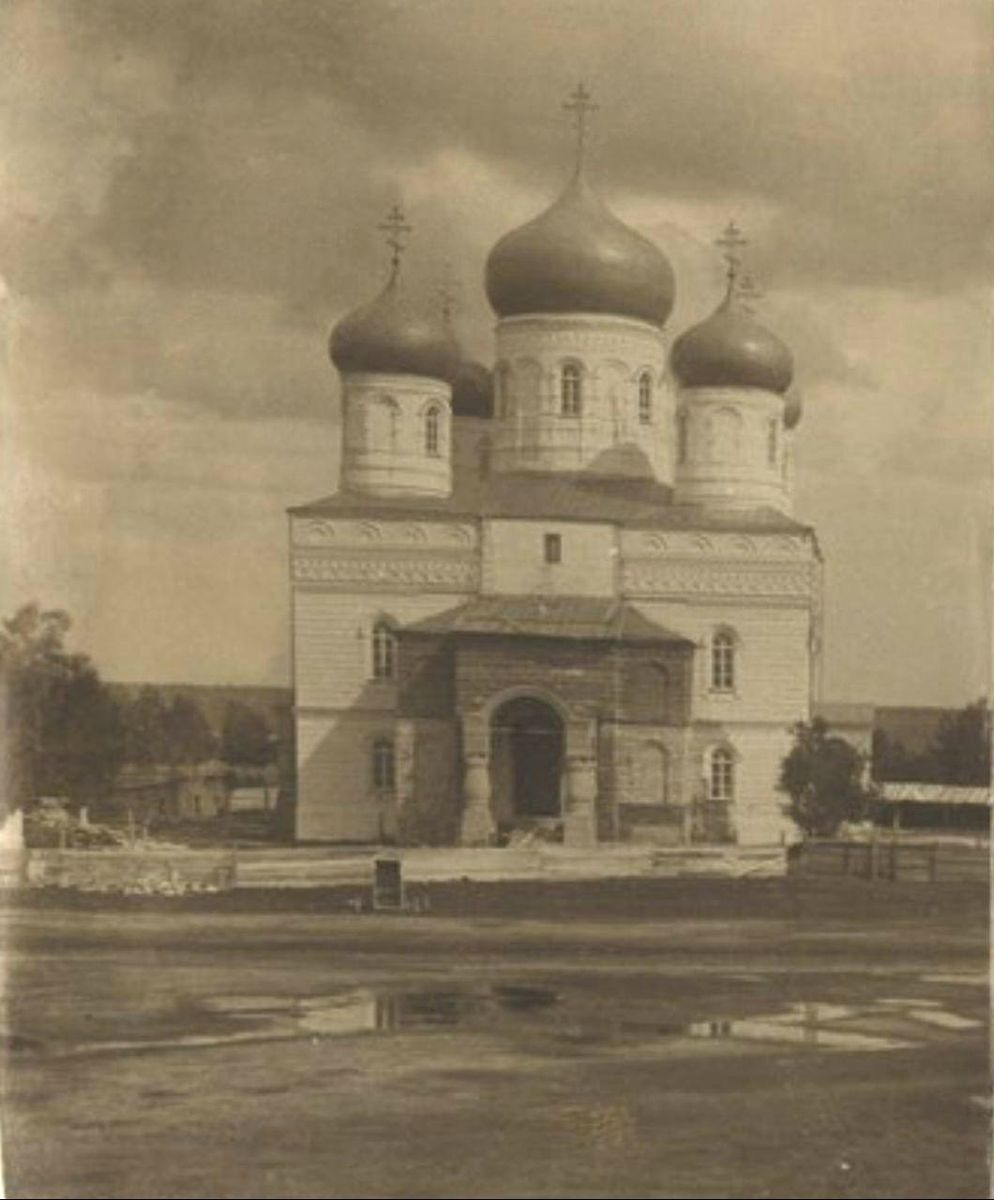 архивная фотография. Собор Преображения Господня, Вельск (Вельский район, Архангельская область)