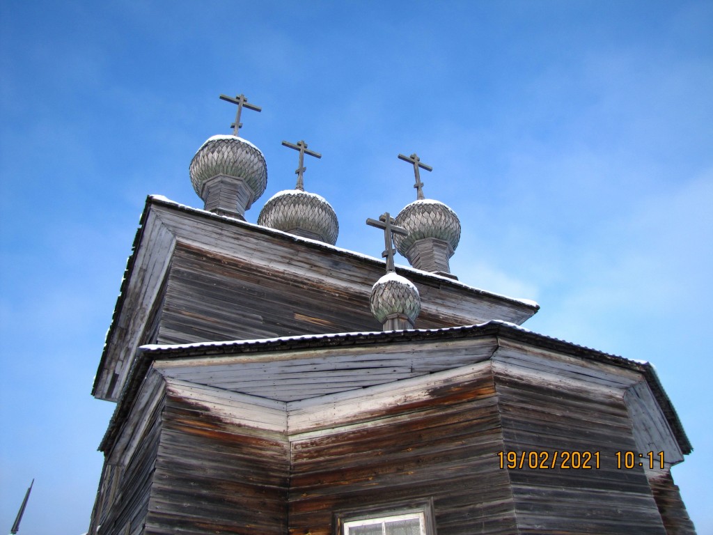 Церковь Сретения Господня, Абрамовская (Малошуйка) (Онежский район, Архангельская область). архитектурные детали, Церковь Сретения Господня. Сретенская церковь