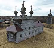 Абрамовская (Малошуйка). Сретения Господня, церковь