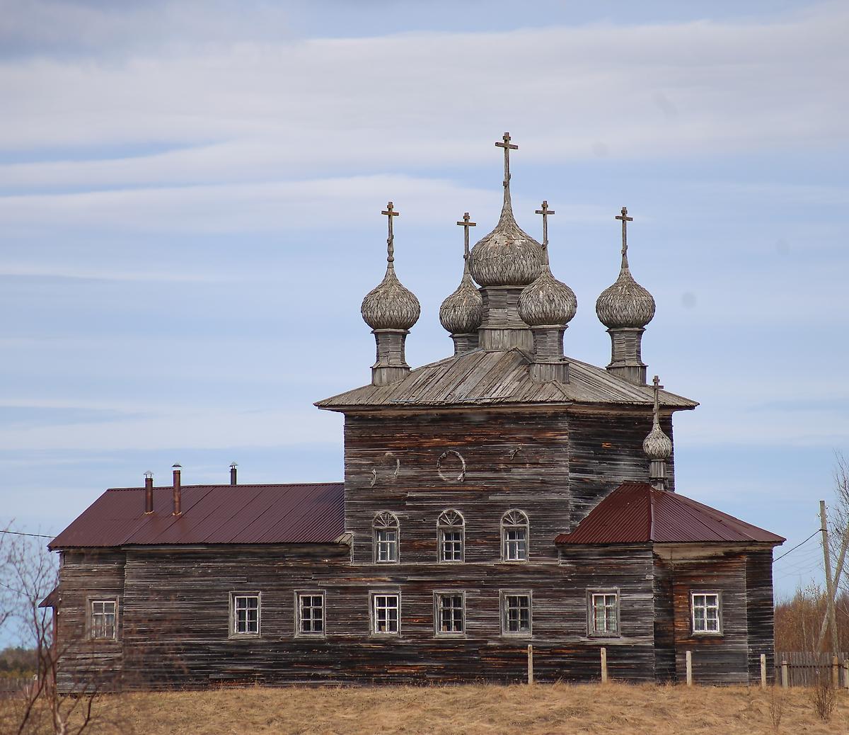 фасады. Церковь Сретения Господня, Абрамовская (Малошуйка) (Онежский район, Архангельская область)