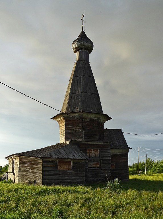 Абрамовская (Ниж.Малошуйка, Вачевская). Церковь Николая Чудотворца. фасады