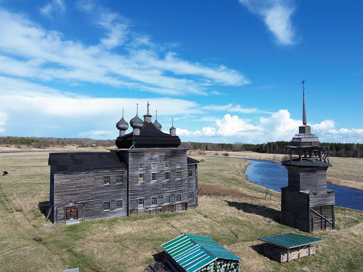 фасады. Церковь Преображения Господня, Нименьга (Онежский район, Архангельская область)