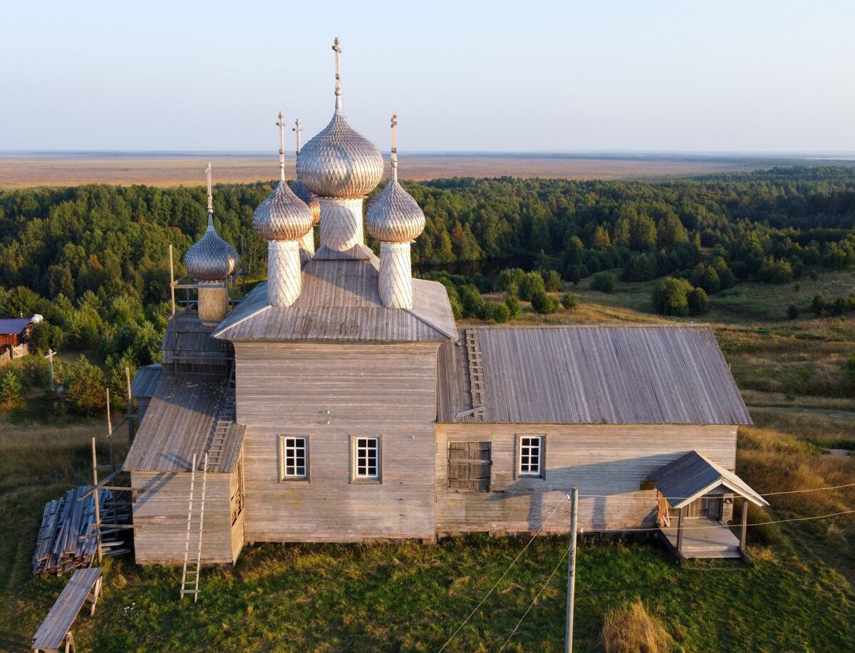 Церковь Введения во храм Пресвятой Богородицы, Кондратьевское (Ворзогоры) (Онежский район, Архангельская область). фасады