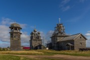 Ансамбль Ворзогорского погоста, Вид с запада<br>, Кондратьевское (Ворзогоры), Онежский район, Архангельская область