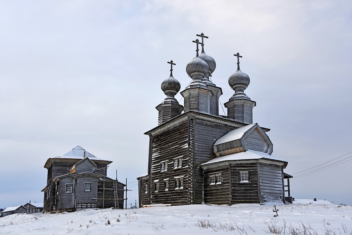 Кондратьевское (Ворзогоры). Церковь Николая Чудотворца. фасады