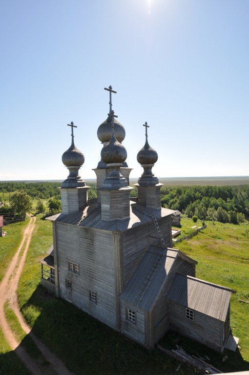 Кондратьевское (Ворзогоры). Церковь Николая Чудотворца. фасады