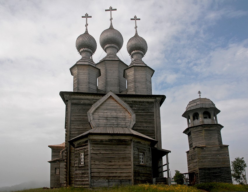 Кондратьевское (Ворзогоры). Церковь Николая Чудотворца. фасады, Вид с востока