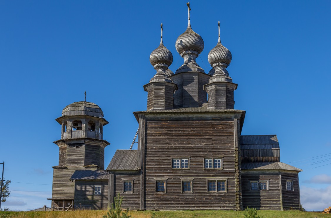 Кондратьевское (Ворзогоры). Церковь Николая Чудотворца. фасады, Вид с юга