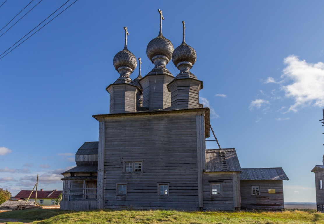Кондратьевское (Ворзогоры). Церковь Николая Чудотворца. фасады, Вид с севера