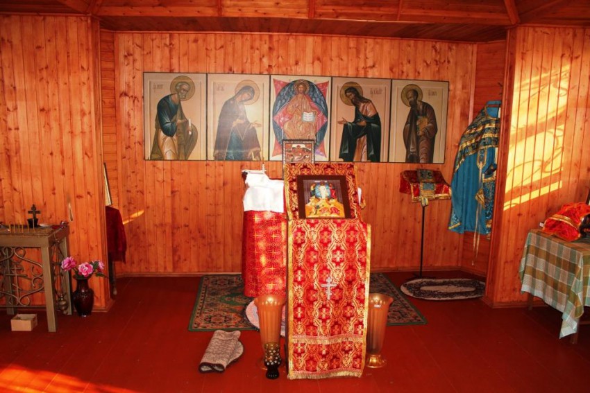Часовня Троицы Живоначальной, Зеленцино (Александровский район, Владимирская область). интерьер и убранство, Интерьер часовни