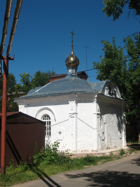 Часовня Спиридона Тримифунтского, Тейково (Тейковский район, Ивановская область). общий вид в ландшафте