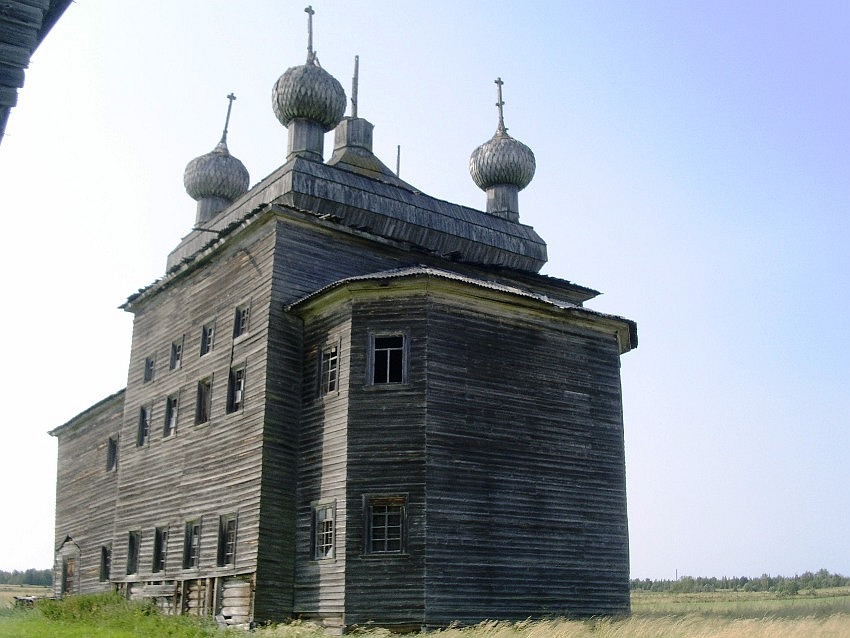 Нименьга. Церковь Спаса Преображения. фасады, церковь, вид с востока