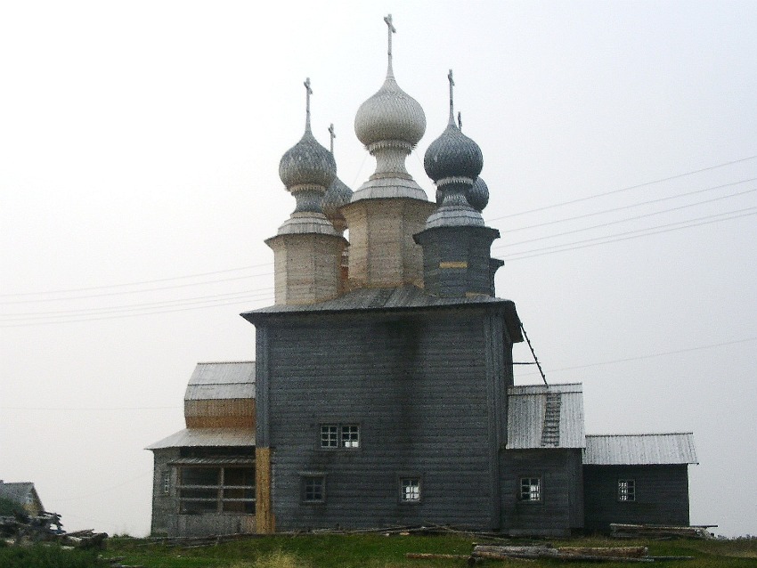 Церковь Николая Чудотворца, Кондратьевское (Ворзогоры) (Онежский район, Архангельская область). фасады, северный фасад