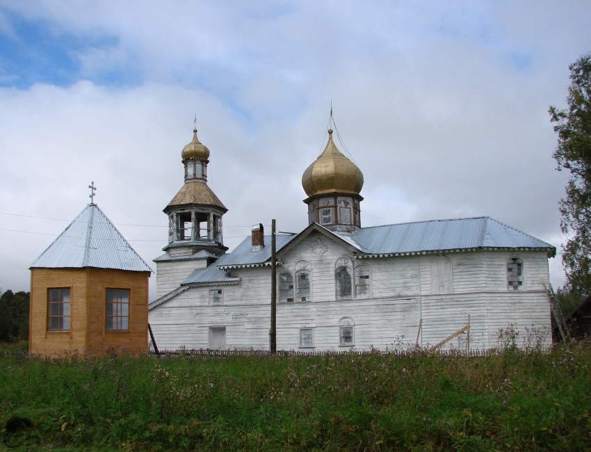 Алешево. Церковь Николая Чудотворца. фасады