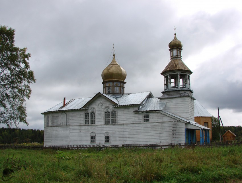 Алешево. Церковь Николая Чудотворца. фасады