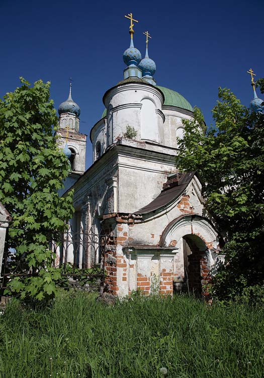 Церковь Владимирской иконы Божией Матери, Харинское (Мышкинский район, Ярославская область). фасады