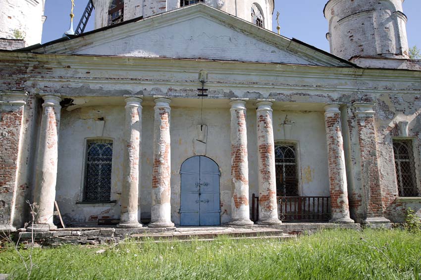 Церковь Владимирской иконы Божией Матери, Харинское (Мышкинский район, Ярославская область). архитектурные детали