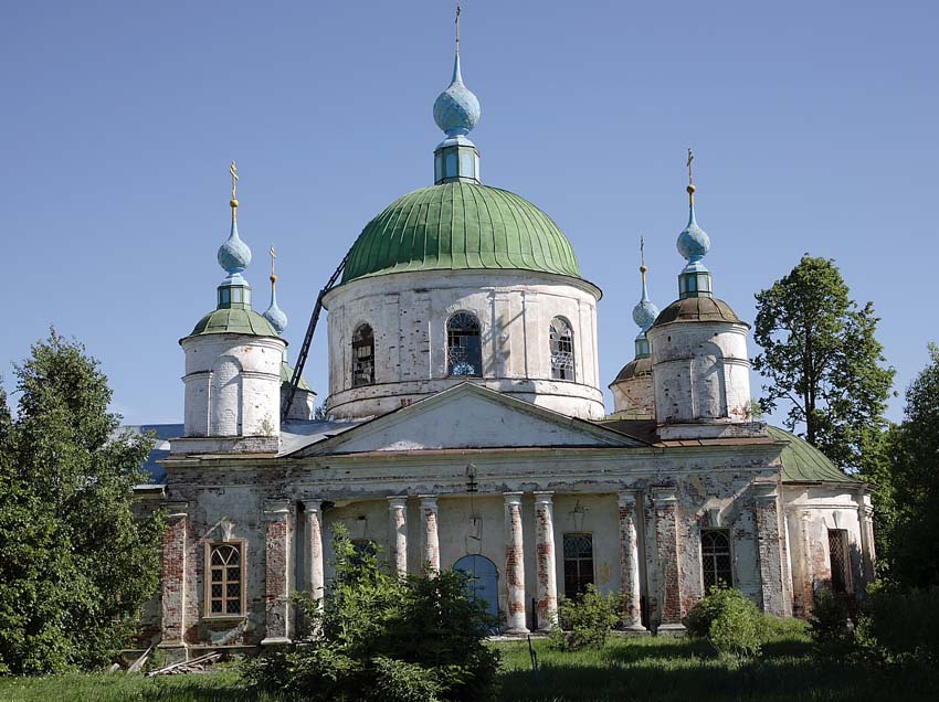 Церковь Владимирской иконы Божией Матери, Харинское (Мышкинский район, Ярославская область). фасады
