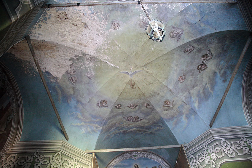 Церковь Владимирской иконы Божией Матери, Харинское (Мышкинский район, Ярославская область). интерьер и убранство