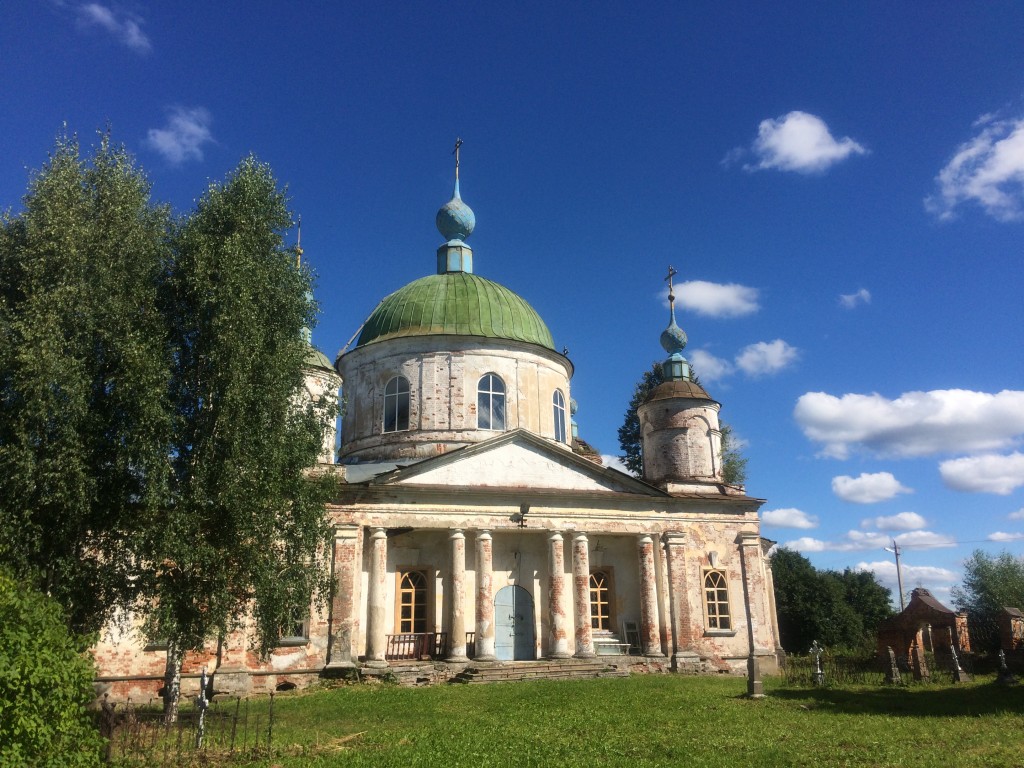 Церковь Владимирской иконы Божией Матери, Харинское (Мышкинский район, Ярославская область). фасады