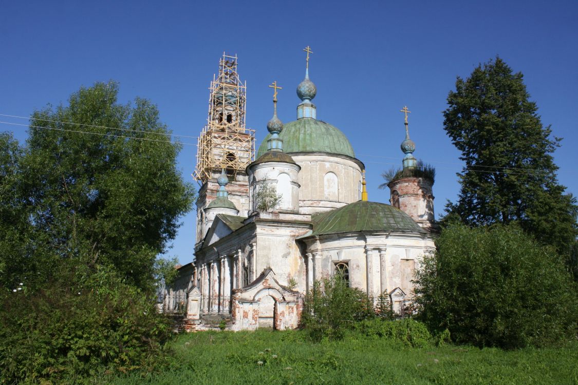 Церковь Владимирской иконы Божией Матери, Харинское (Мышкинский район, Ярославская область). фасады
