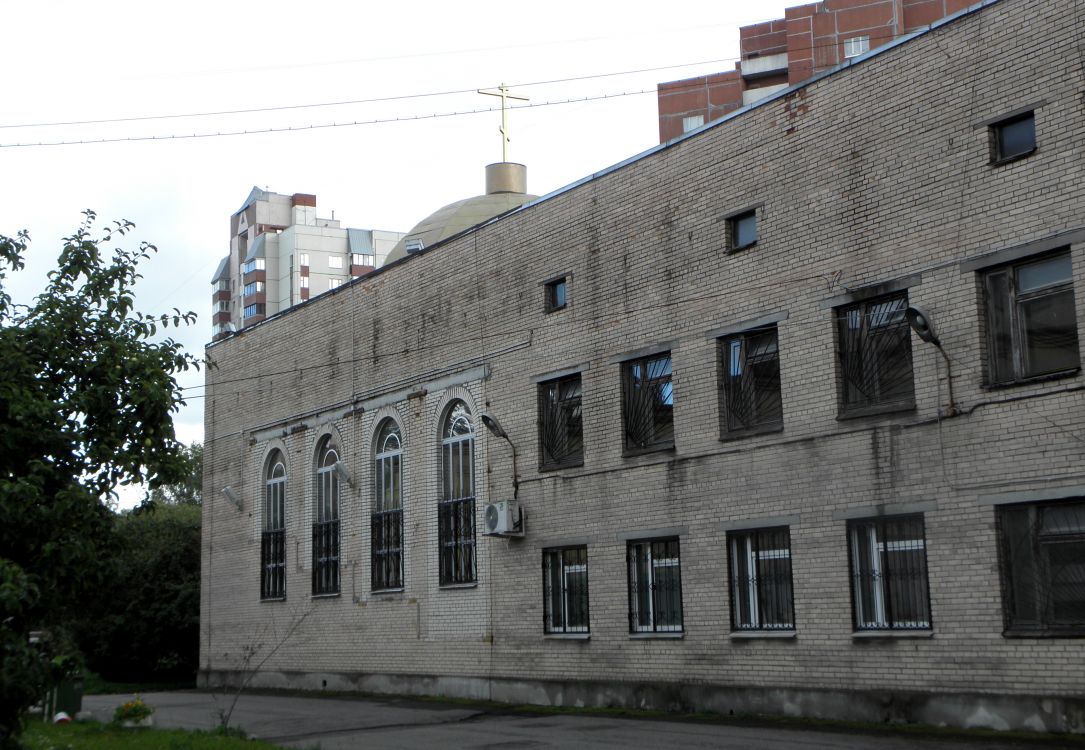 Домовая церковь Алексия, митрополита Московского при госпитале ветеранов войн, Невский район (Санкт-Петербург, г. Санкт-Петербург). фасады