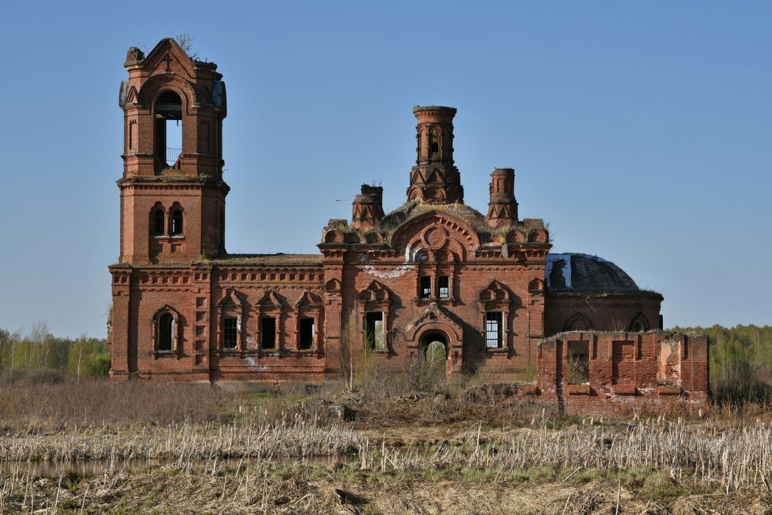 Церковь Рождества Христова, Семёновка (Муромский район и г. Муром, Владимирская область). фасады, Вид с юга