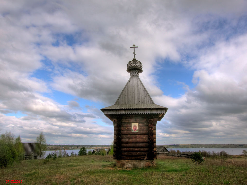 Новинка (Стерженский погост). Часовня Германа Столобенского. фасады