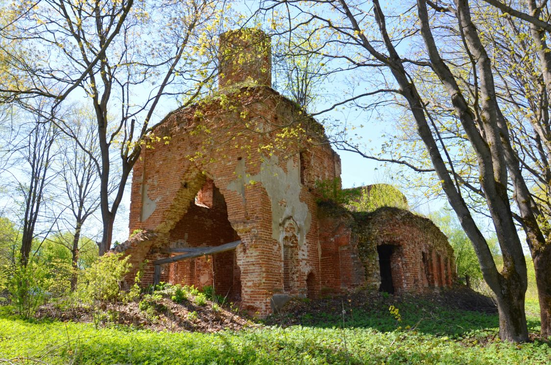 Церковь Рождества Христова, Яхонтово (Одоевский район, Тульская область). фасады, Вид с северо-востока. Апсида утрачена