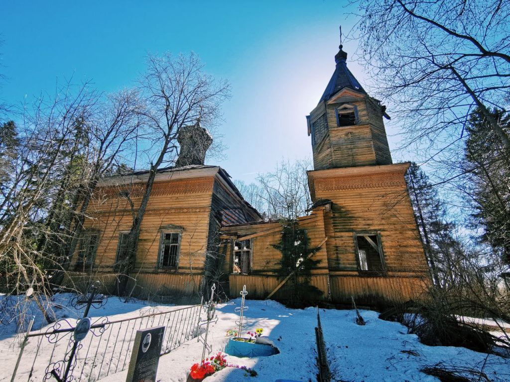 Поддубье (Кусягский погост). Церковь Спаса Преображения. фасады