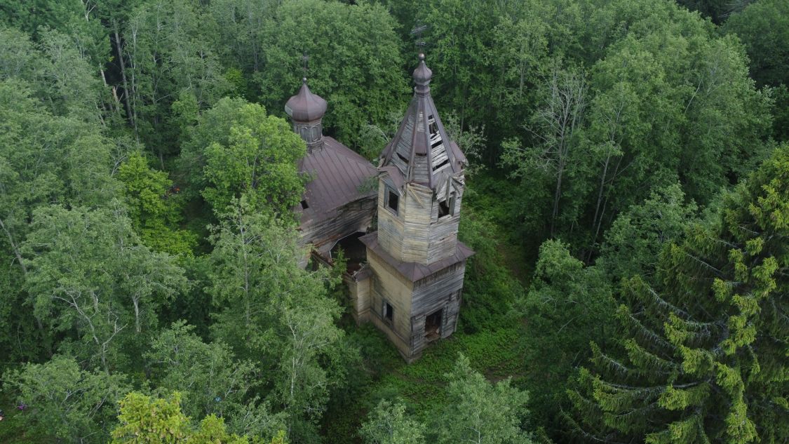 Поддубье (Кусягский погост). Церковь Спаса Преображения. фасады