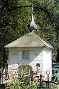 Неизвестная часовня, часовня стоящая недалеко от церкви ,на кладбище.западный фасад.<br>, Нагуево, Вязниковский район, Владимирская область
