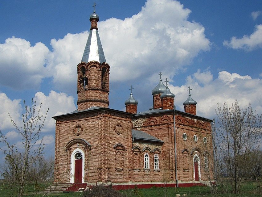 Сугробы. Церковь Космы и Дамиана. фасады, вид с юго-запада